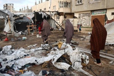 Keadaan di Gaza akibat kekejaman tentera Israel. Foto AFP