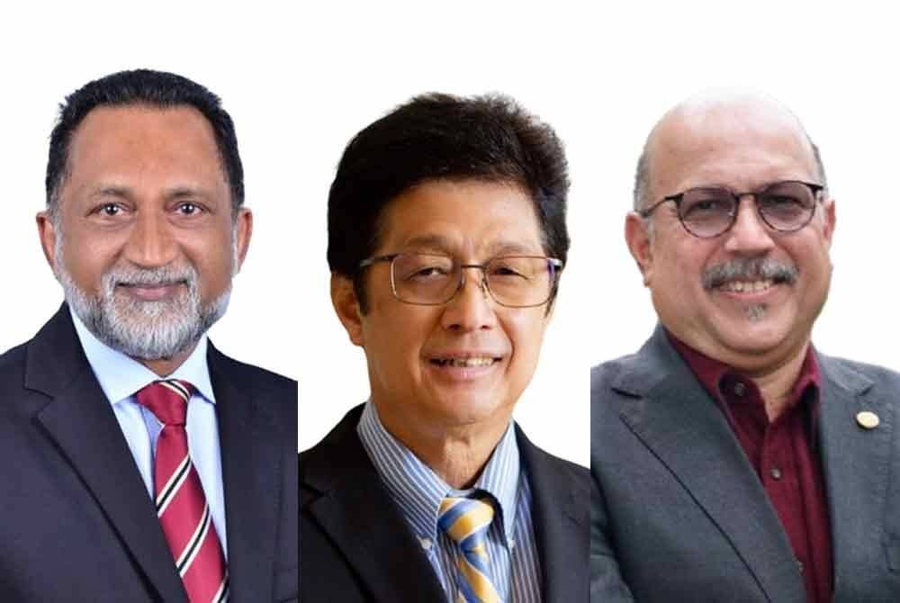 Dari kiri; Syed Hussain, Chee Seong dan Azman.