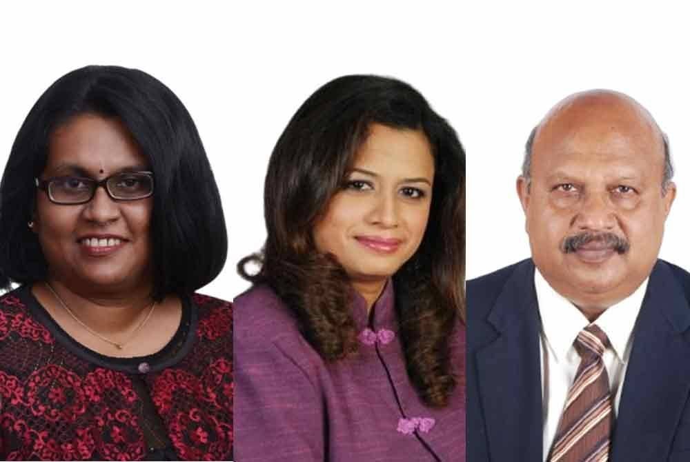 Dari kiri; Bavani, Sumathi dan Abdul Kabur,