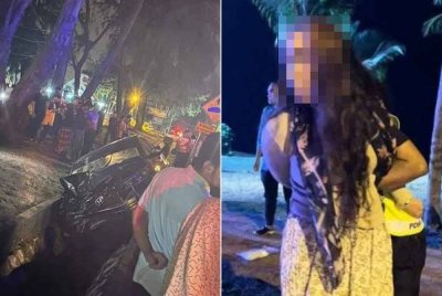 Wanita yang merempuh dua motosikal hingga menyebabkan kematian tiga pelajar UiTM Kampus Dungun malam Rabu.