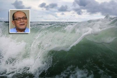 Penduduk di kawasan pesisir pantai di Selangor diminta peka dan berwaspada dengan fenomena air pasang besar dijangka bermula 17 Oktober hingga 20 Oktober ini. - Gambar hiasan 123RF (Gambar kecil: Izham)