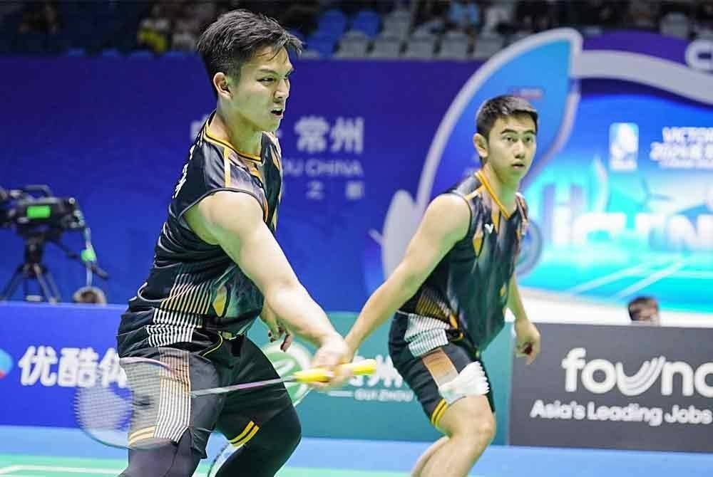 Sze Fei-Nur Izzuddin meneruskan cabaran negara di Terbuka Artik. Foto: AFP