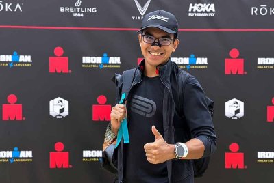 Syed Saddiq berjaya menamatkan penyertaan sulungnya di kejohanan itu dalam tempoh lebih 13 jam. Foto Bernama