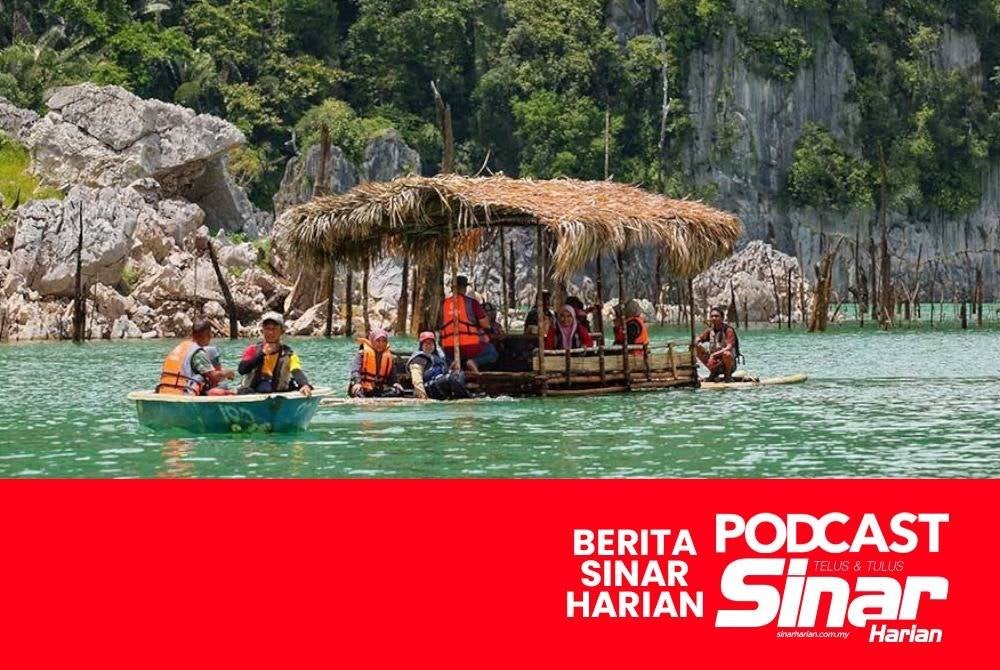 Rakit tradisional Orang Asli tarikan baharu Taman Negara Terengganu l ...