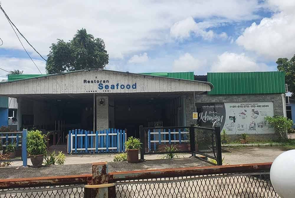 Restoran Ikhwan Seafood di Lahar Yooi dikatakan telah lama menghentikan operasi perniagaan mereka.