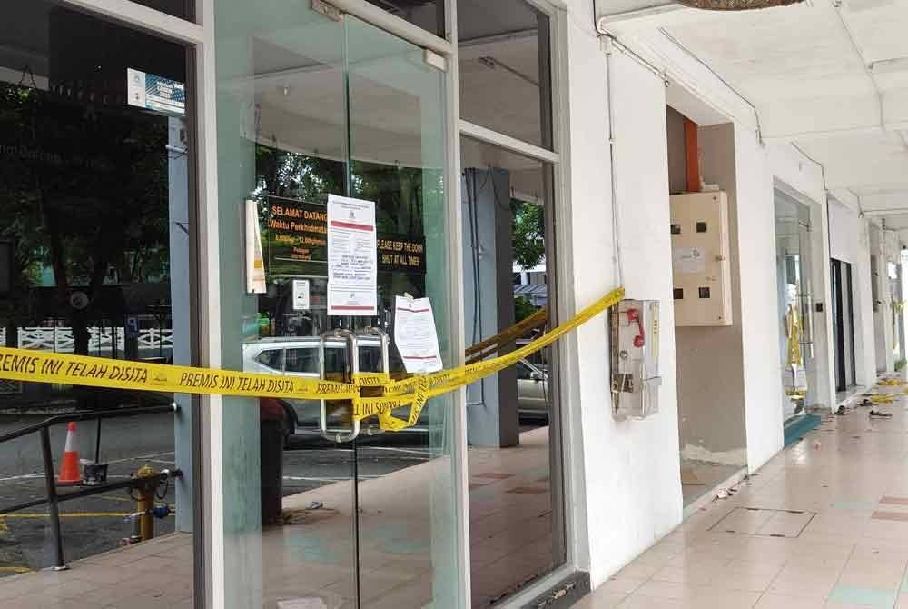 Antara premis yang dikenakan notis penutupan oleh MPS.