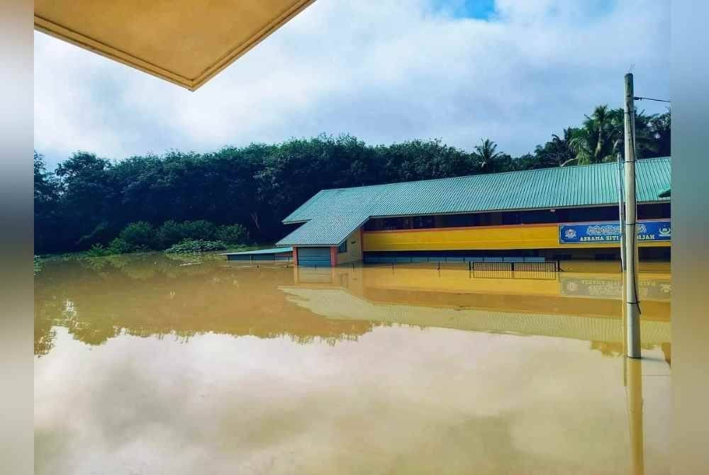 Keadaan terkini paras air pada Rabu. Foto MTI