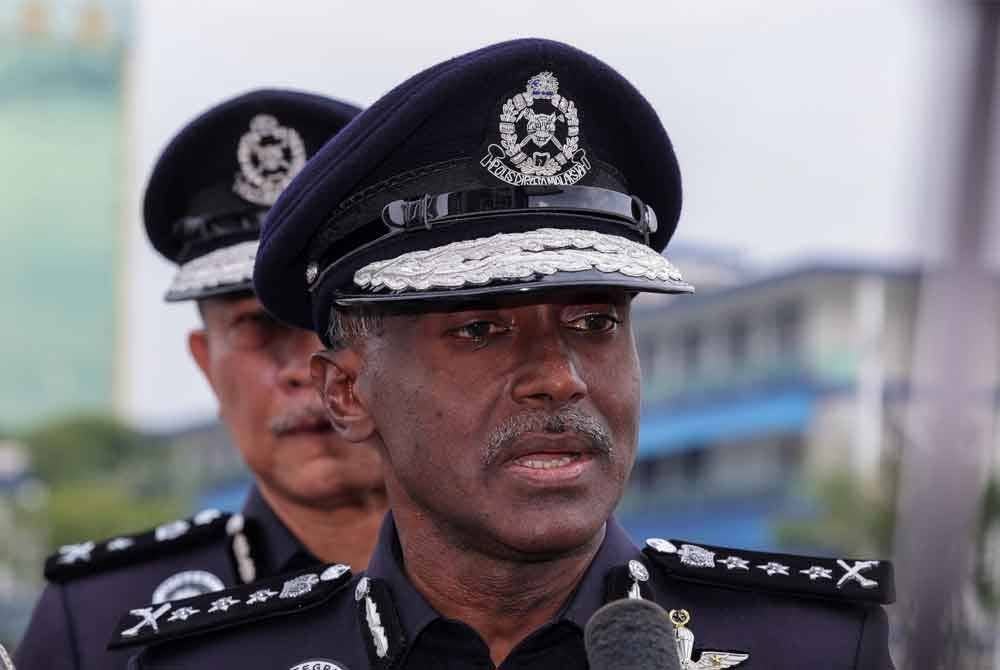 Kumar ketika ditemui pengamal media pada Majlis Perhimpunan Bulanan PDRM di Ibu Pejabat Polis Kontinjen Johor pada Khamis. Foto Bernama