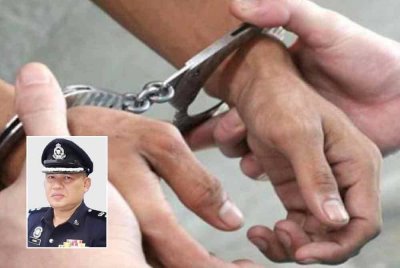 Seorang lelaki ditahan dipercayai terlibat dalam kejadian samun di Jalan Danau, Taman Desa Cemerlang, Ulu Tiram di sini, pada Jumaat. Gambar hiasan (Gambar kecil: Mohd Sohaimi)