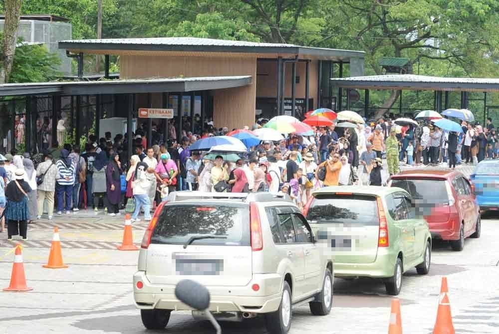 Orang ramai tidak melepaskan peluang berkunjung ke Zoo Johor yang dibuka semula secara rasmi pada 31 Ogos lalu.