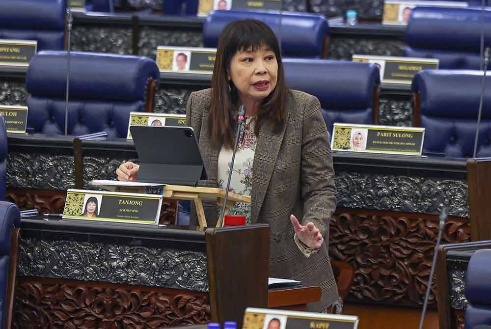 Hui Ying pada Persidangan Dewan Rakyat sempena Mesyuarat Ketiga Penggal Ketiga Parlimen ke-15 di Bangunan Parlimen, pada Selasa. Foto Bernama