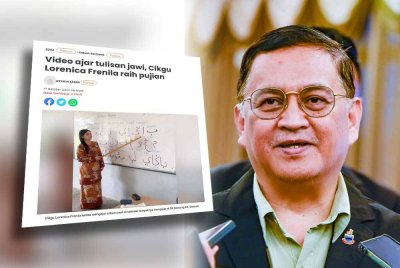 Laporan Sinar Harian (kiri) dan Mohd Arifin