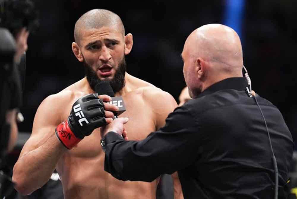 Khamzat di awal kemunculannya digelar sebagai versi 'penjahat' Khabib Nurmagomedov oleh peminat UFC. Foto Agensi