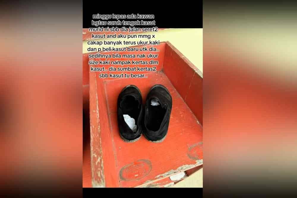 Tangkap layar video perkongsian Cikgu Farrah di TikTok