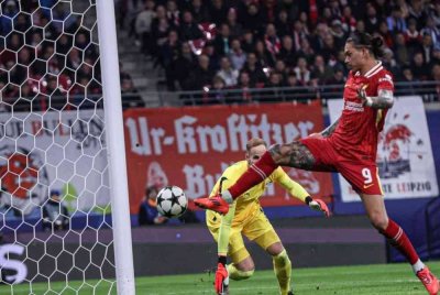 Nunez tenang menghadiahkan tiga mata buat Liverpool di Leipzig. Foto Agensi