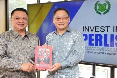 Tuanku Syed Faizuddin berkenan menerima menghadap delegasi dari Persatuan Usahawan China di Malaysia (PUCM) pada Khamis. Foto Istana Arau