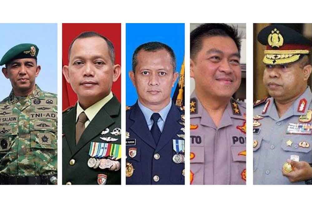 Alumni Taruna yang memegang jawatan tinggi dalam angkatan tentera dan polis.