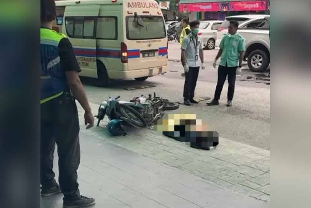 Mangsa berusia 64 tahun ditemui orang awam dalam keadaan tidak sedarkan diri. Foto Ihsan orang awam