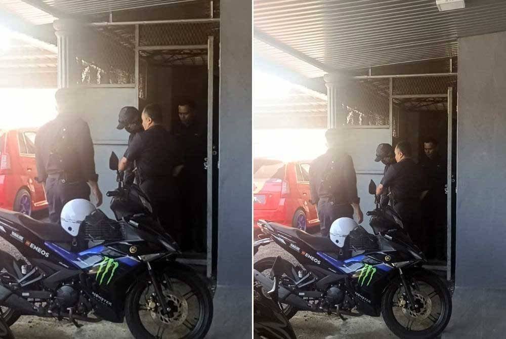 Koperal, curi enjin RXZ, mahkamah, anggota polis