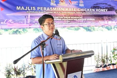 Ewon berucap dalam majlis pelancaran kafe di Esplanade 2 di Temerloh pada Sabtu.