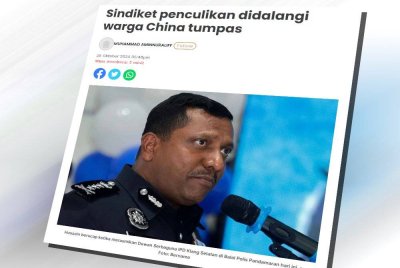 Laporan Sinar Harian.