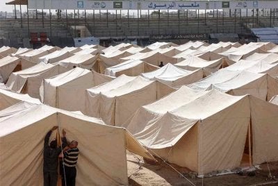 'Bandar khemah' baharu di tengah Gaza didirikan penduduk Palestin yang melarikan diri dari utara Gaza.