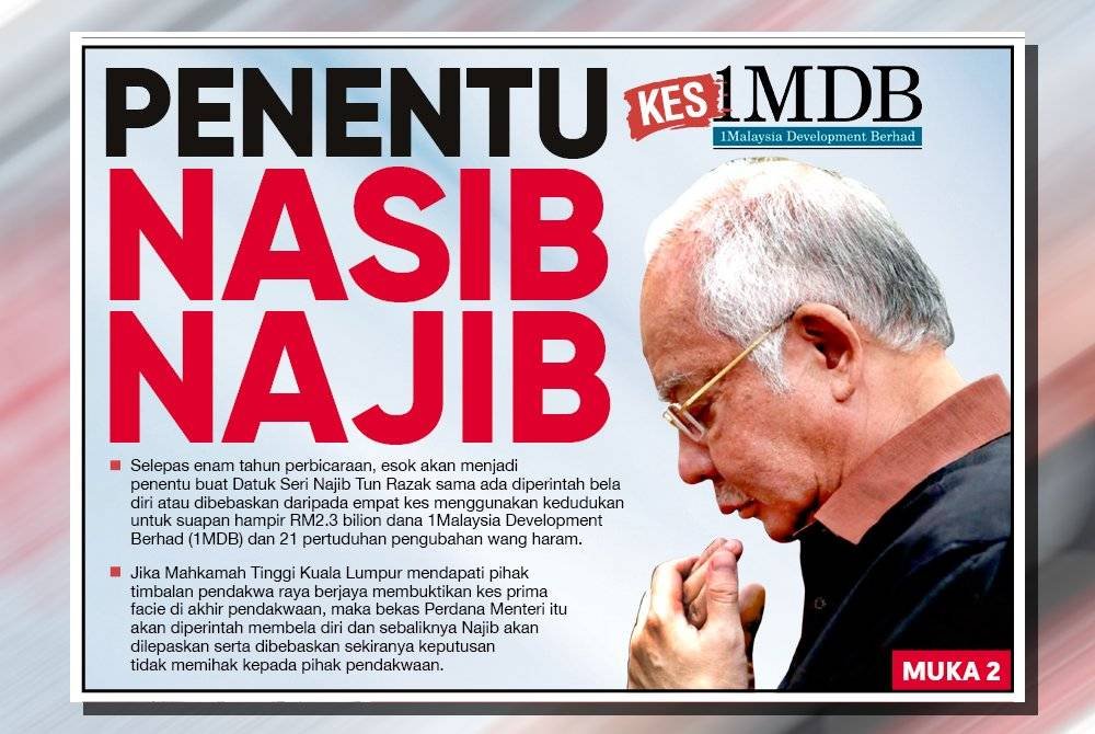 Laporan muka depan Sinar Harian pada Selasa.