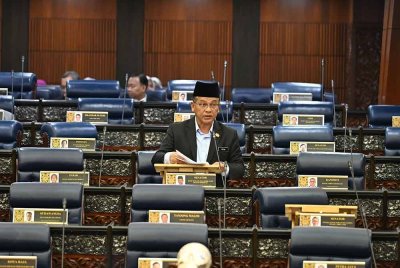 Mohd Na'im di sidang Dewan Rakyat, pada Selasa. Foto Jabatan Penerangan Malaysia