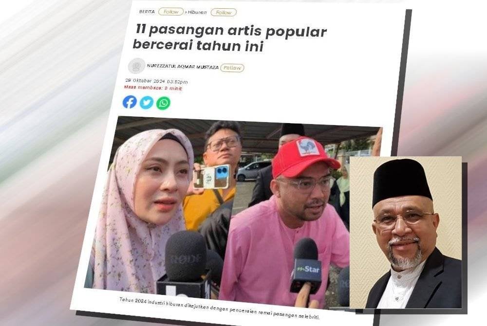 Laporan Sinar Harian. (Gambar kecil: Hushim)