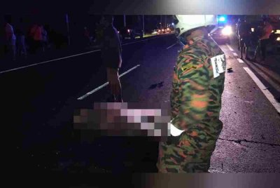 Mangsa yang terlibat kemalangan di Kilometer 65.5 Jalan Kuantan-Kuala Lumpur di sini pada Selasa disahkan meninggal dunia ditempat kejadian.
