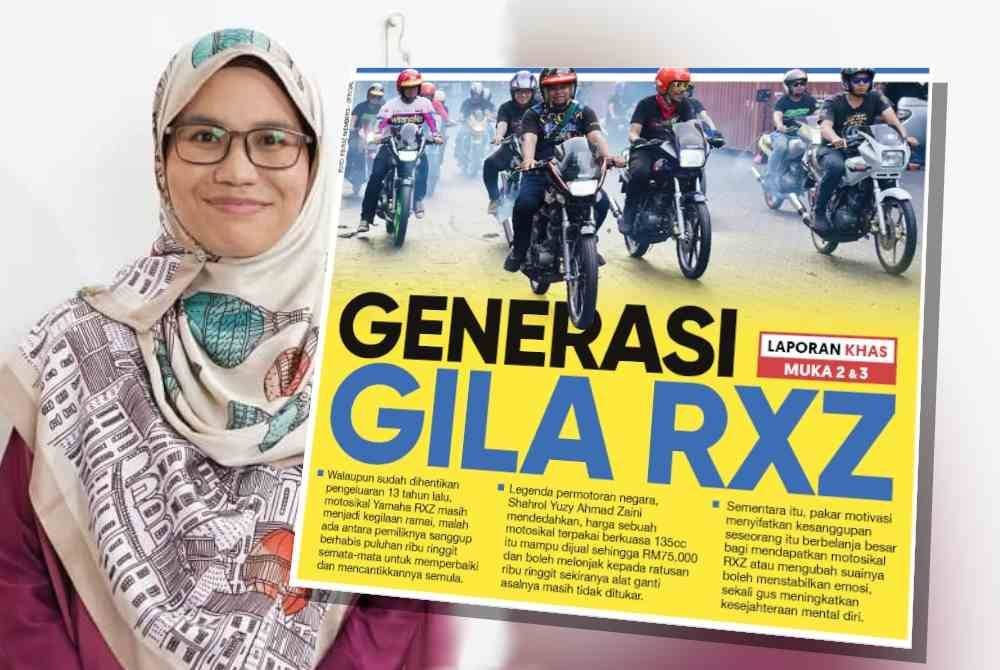 Nadzirah. Laporan muka depan Sinar Ahad