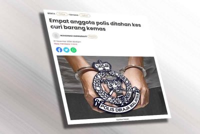 Laporan Sinar Harian pada 1 November lalu.