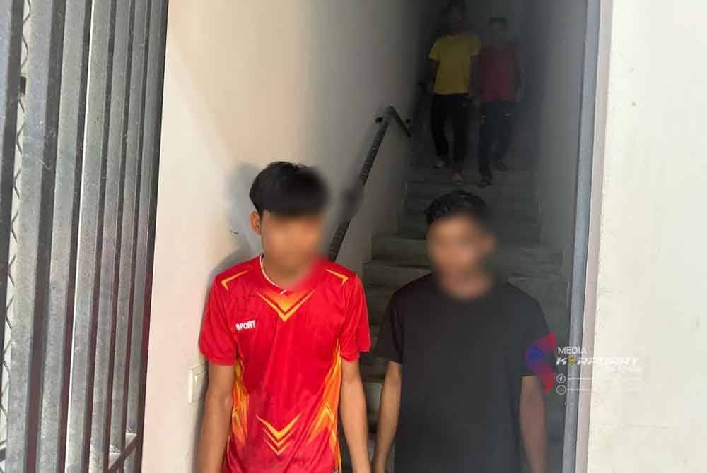 Semua warga asing yang ditahan tidak memiliki sebarang pas atau permit yang sah untuk berada di Malaysia. Foto JIM Johor