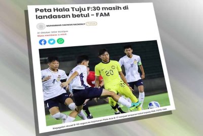Laporan Sukan Sinar baru-baru ini.