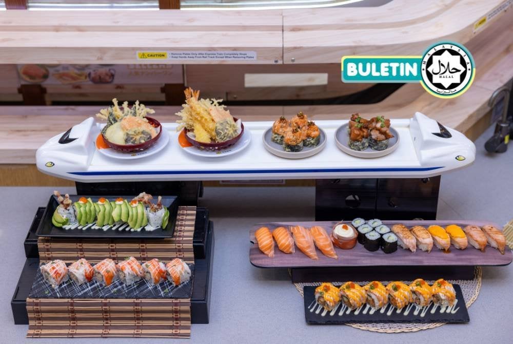MENU baru yang dilancarkan Genki Sushi Malaysia sempena meraikan kejayaan mereka memperoleh sijil halal Jakim.