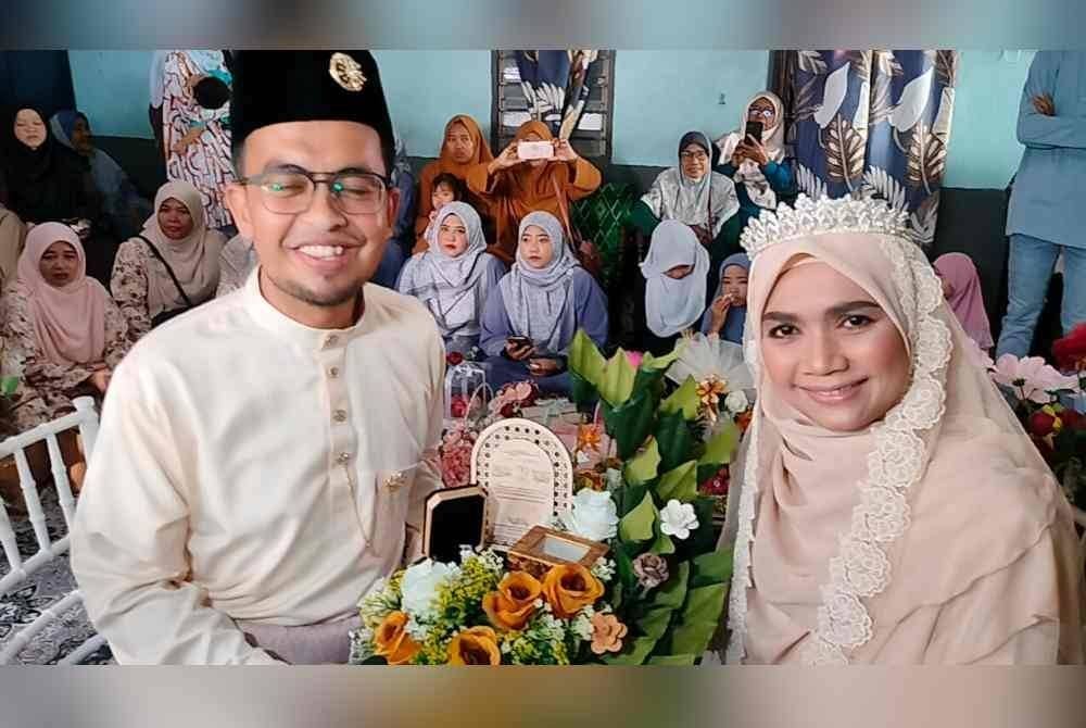 Ina sah bergelar isteri kepada jurutera Mohd Khairul di Felcra Sungai Ara pada Jumaat.