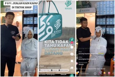 Yoka (kiri) menjelaskan mengenai cara-cara menguruskan jenazah dalam media sosial. Agensi