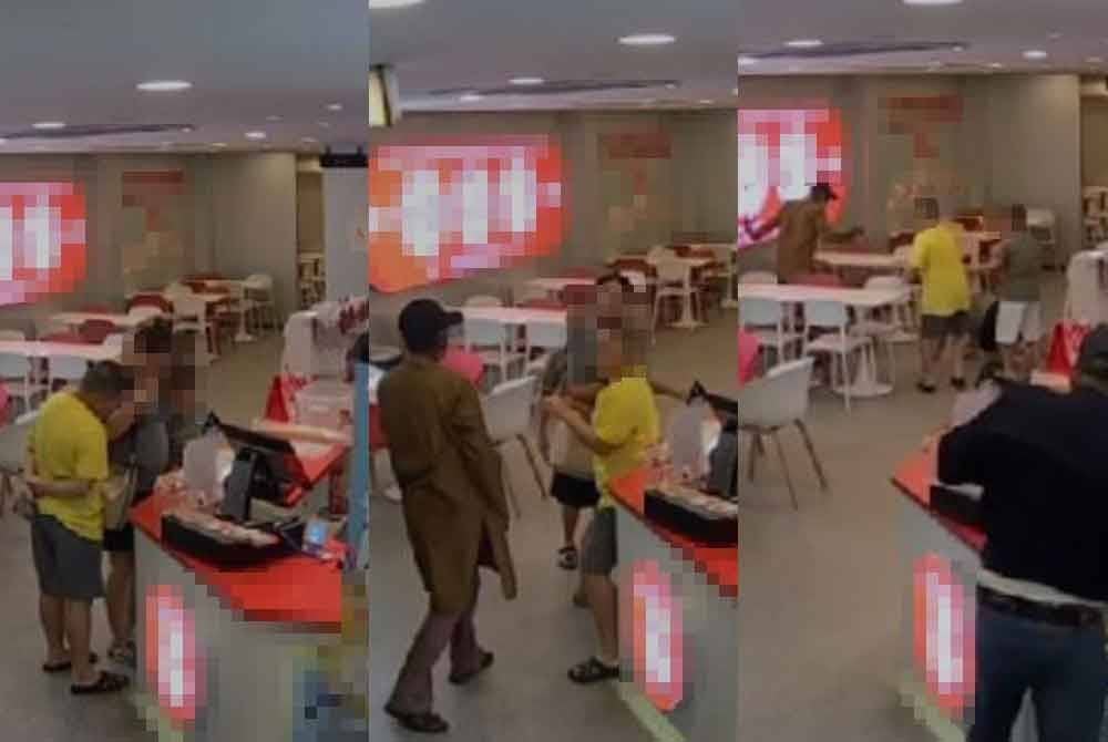 Pelanggan sebuah premis menjual ais krim disamun dua lelaki berparang dalam kejadian pada 23 Oktober lalu.