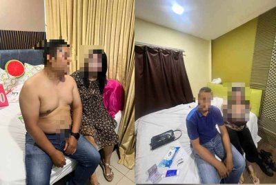 Wanita dipercayai bergelar nenek antara empat individu ditahan dipercayai menawarkan khidmat seks dalam serbuan sekitar Bukit Bintang pada Sabtu. Kesemua individu terbabit disyaki masuk ke negara ini sebagai pelancong dan menjalankan kegiatan pelacuran jalanan di sekitar lokasi berkenaan.