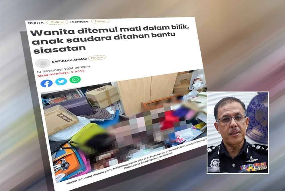 Laporan Sinar Harian pada Ahad. Gambar kecil: Zulkafli