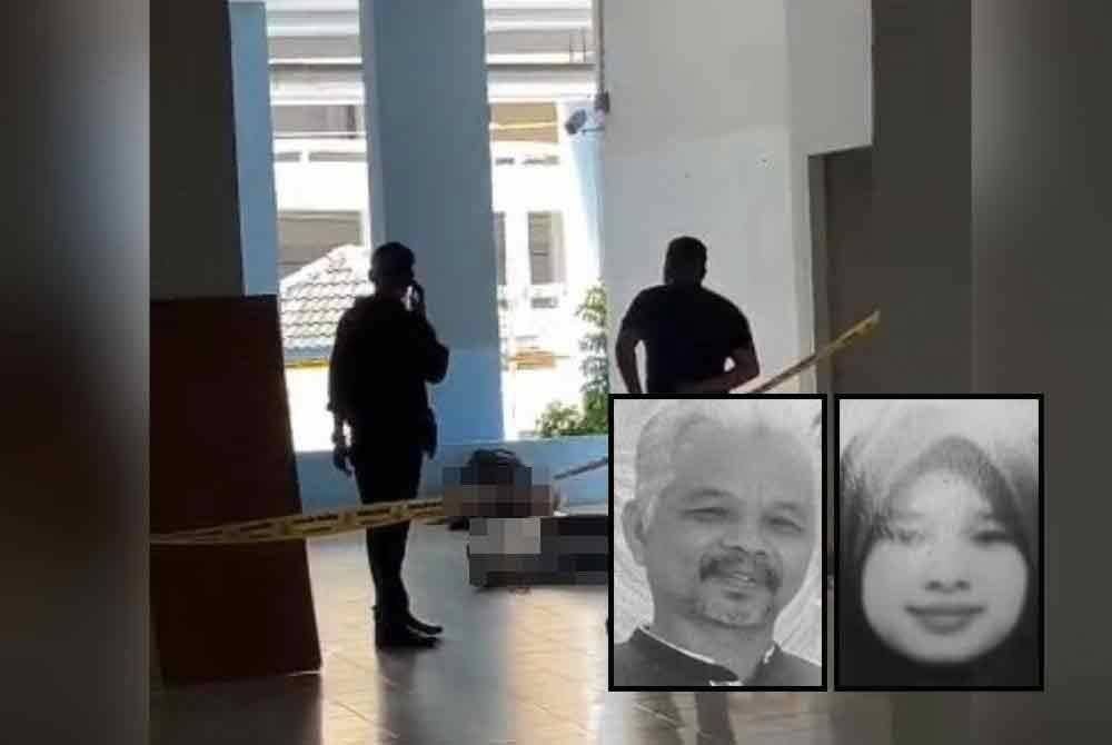 Zulkifli Ibrahim dan anaknya, Siti Zulaila Zulkifli dibunuh di hadapan lif sebuah pangsapuri di Lengkok Angsana, Bandar Baru Farlim di sini pada Khamis lalu.