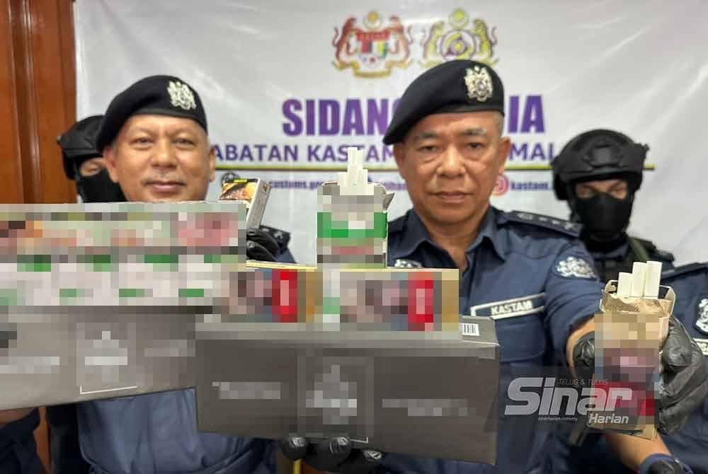 Rokok-rokok yang dipercayai untuk pasaran Sri Lanka. FOTO SINAR HARIAN-ADILA SHARINNI WAHID.