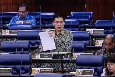 Timbalan Menteri Pendidikan Wong Kah Woh pada Persidangan Dewan Rakyat sempena Mesyuarat Ketiga Penggal Ketiga Parlimen ke-15 di Bangunan Parlimen pada Khamis. - Foto Bernama