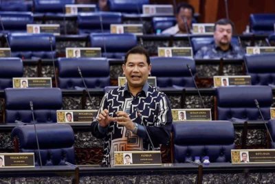 Rafizi pada Persidangan Dewan Rakyat sempena Mesyuarat Ketiga Penggal Ketiga Parlimen ke-15 di Bangunan Parlimen, pada Khamis. Foto Bernama