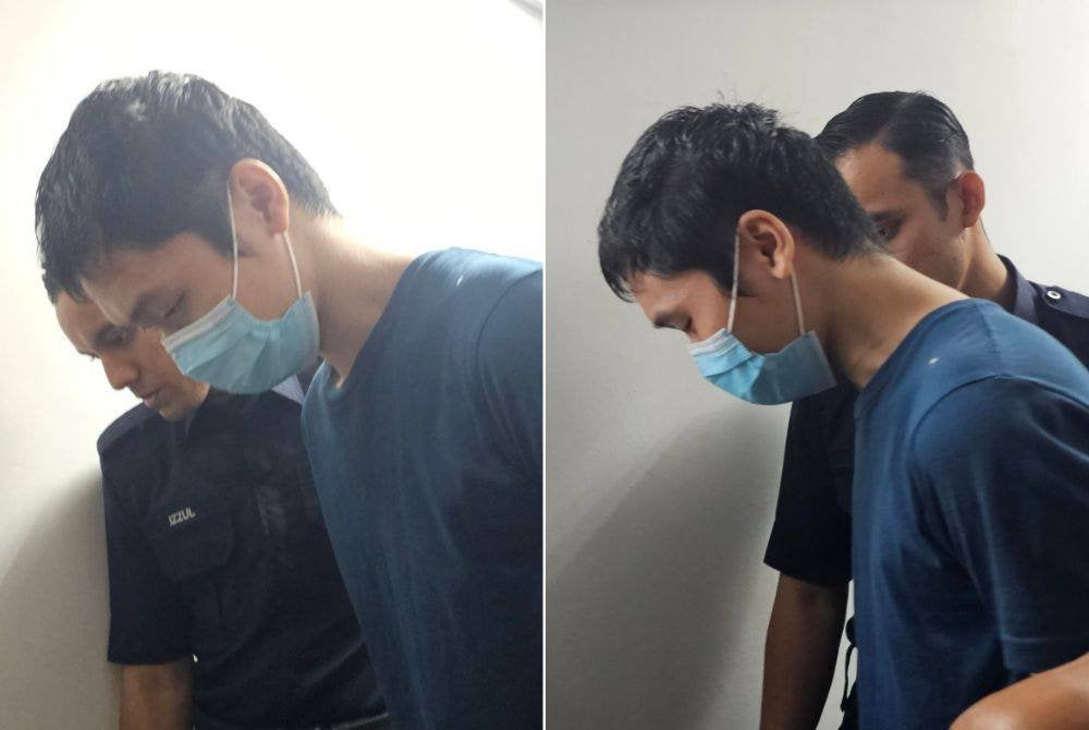 Hao Yi dibawa keluar dari Mahkamah Majistret Ipoh selepas selesai prosiding pertuduhan dibawah Seksyen 302 Kanun Keseksaan pada Jumaat.