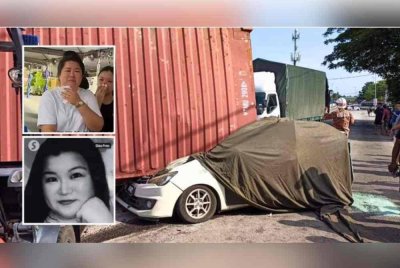 Mangsa, Lee Zi Rou maut dihempap kontena dalam kemalangan maut di Jalan Kebun Sireh, Bukit Tengah, Bukit Mertajam baru-baru ini.