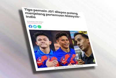 Laporan Sukan Sinar pada Sabtu.