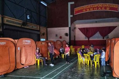 Jumlah mangsa banjir di Johol tidak berubah. (Foto APM Kuala Pilah)