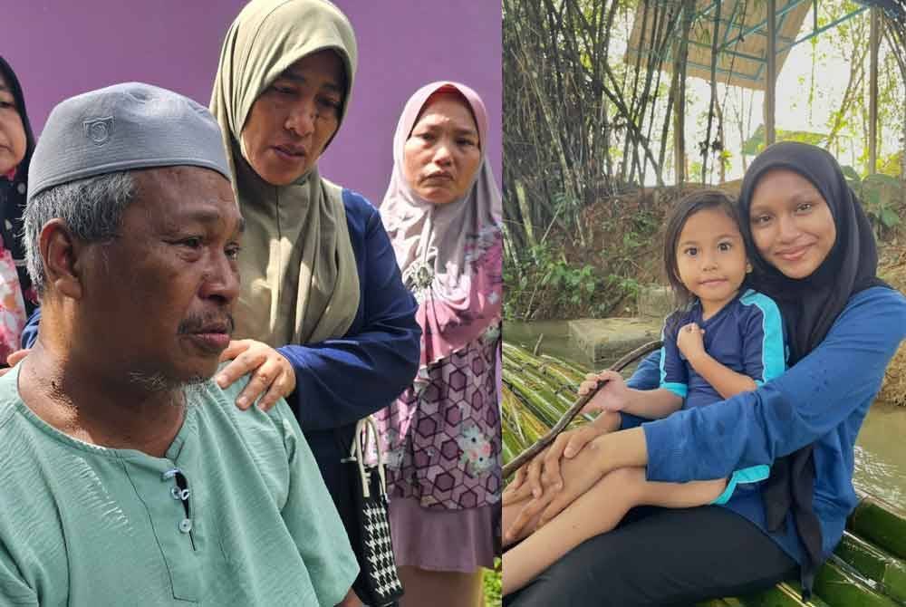 Azizan sedia menunggu di lokasi kejadian sehingga anaknya berjaya ditemui.