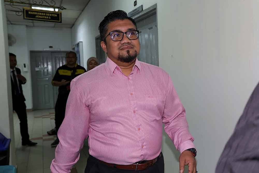 Che'gu Bard hadir ke Mahkamah Sesyen pada Isnin bagi prosiding bicara kes berkaitan hasutan mengenai kasino di Forest City. Foto Bernama